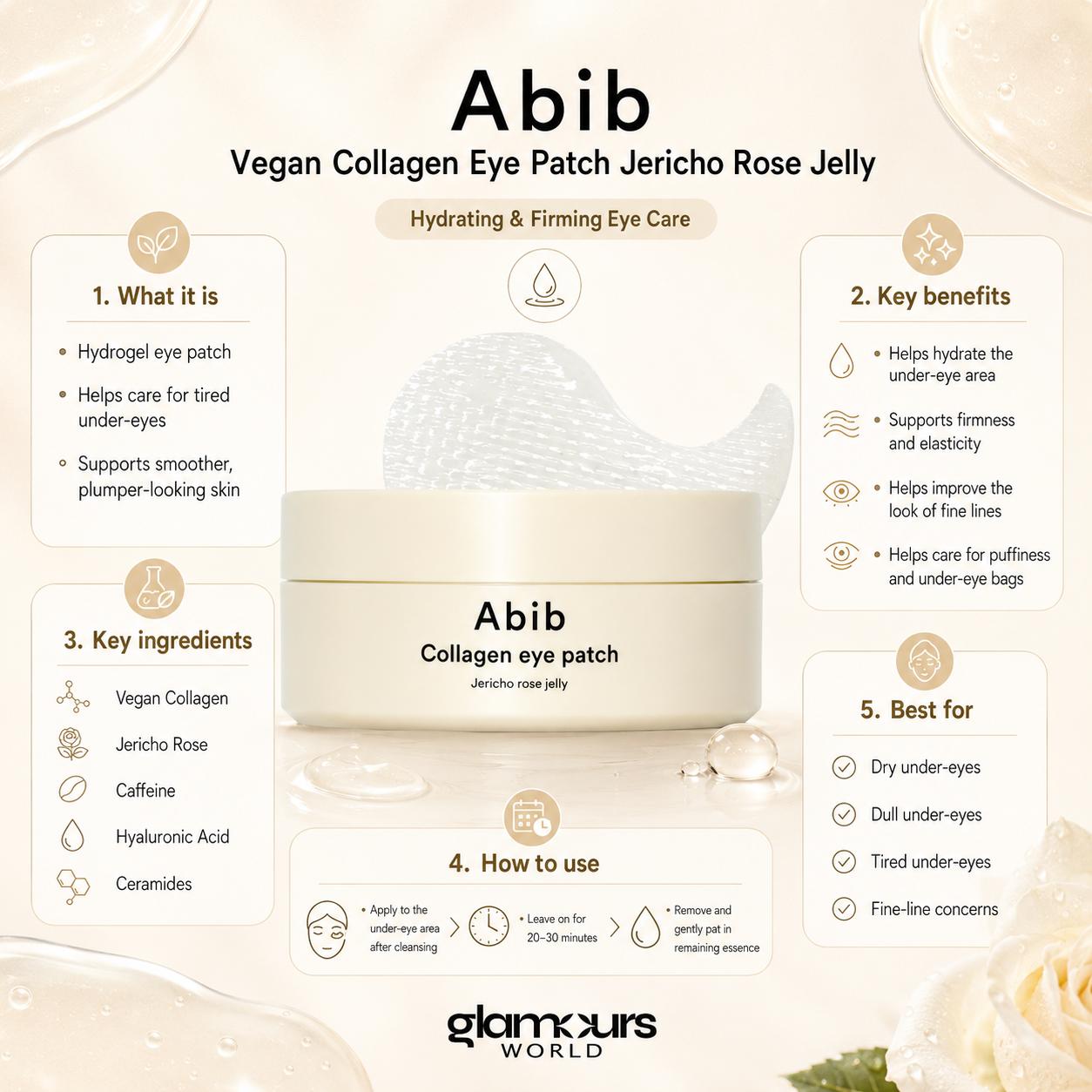 Abib Collagen Eye Patch Jericho Rose Jelly.